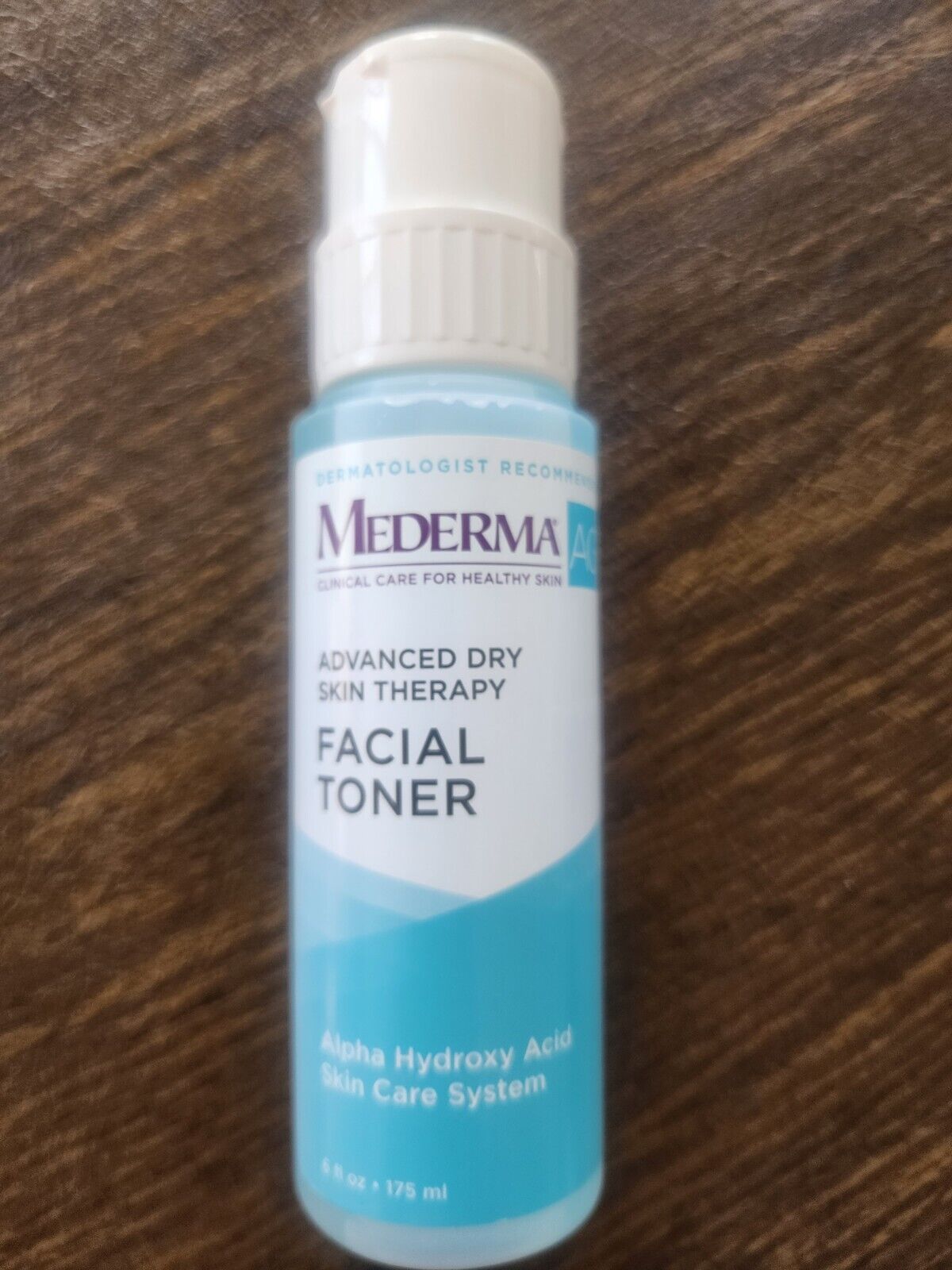 Mederma AG Facial TONER Advanced Dry Skin Therapy 6 Fl Oz Alpha Hydroxy Care