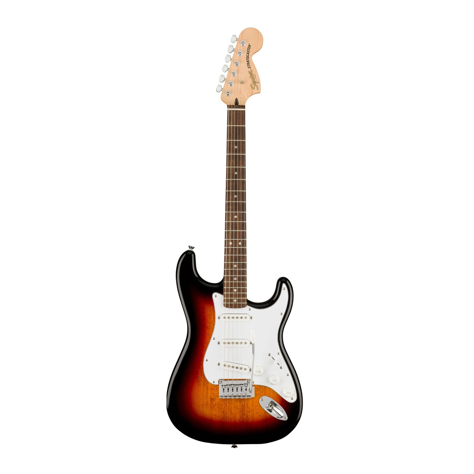 Fender Affinity Series Stratocaster Electric Guitar (Laurel, 3-Color Sunburst)