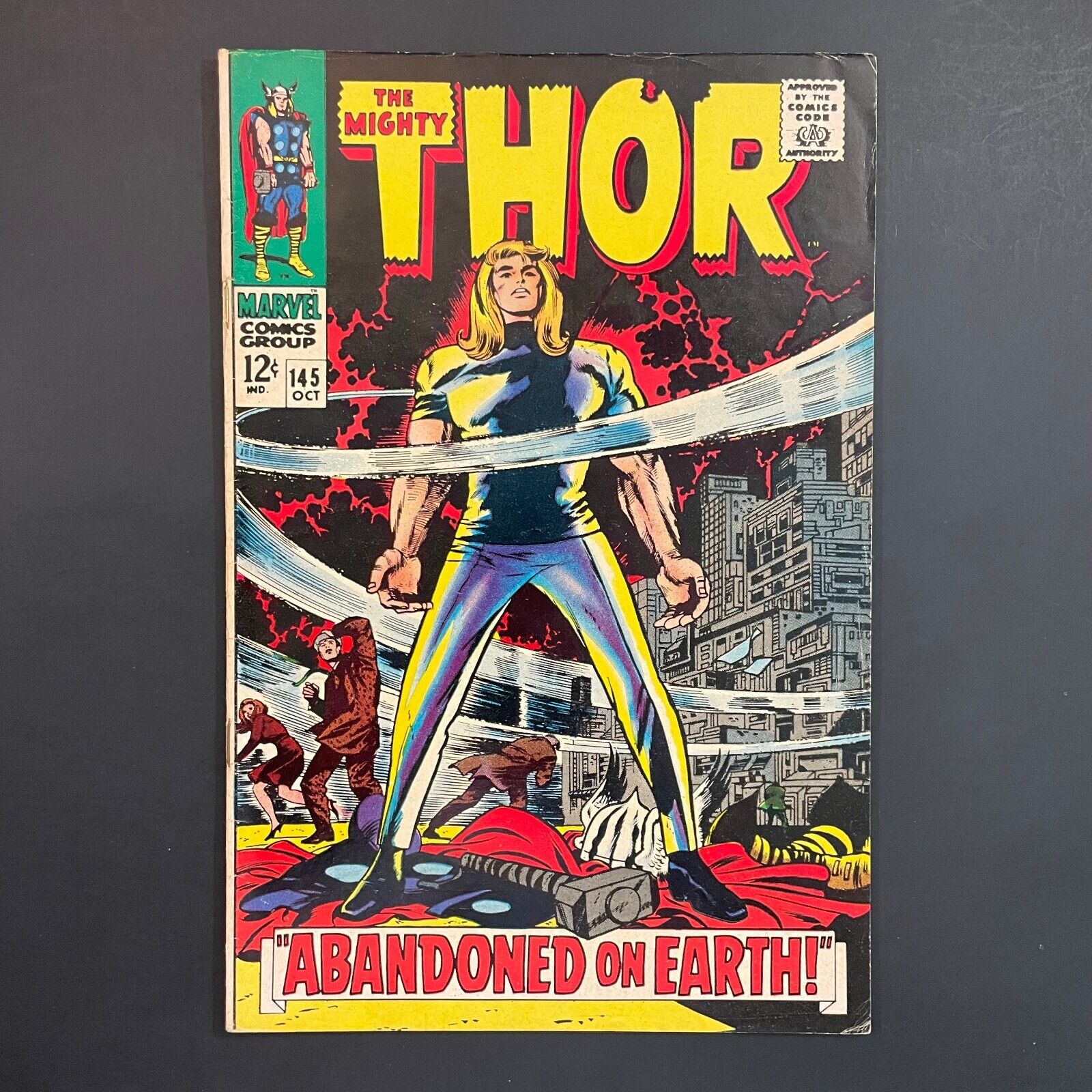 Thor 145 Silver Age Marvel 1967 Stan Lee comic book Jack Kirby cover