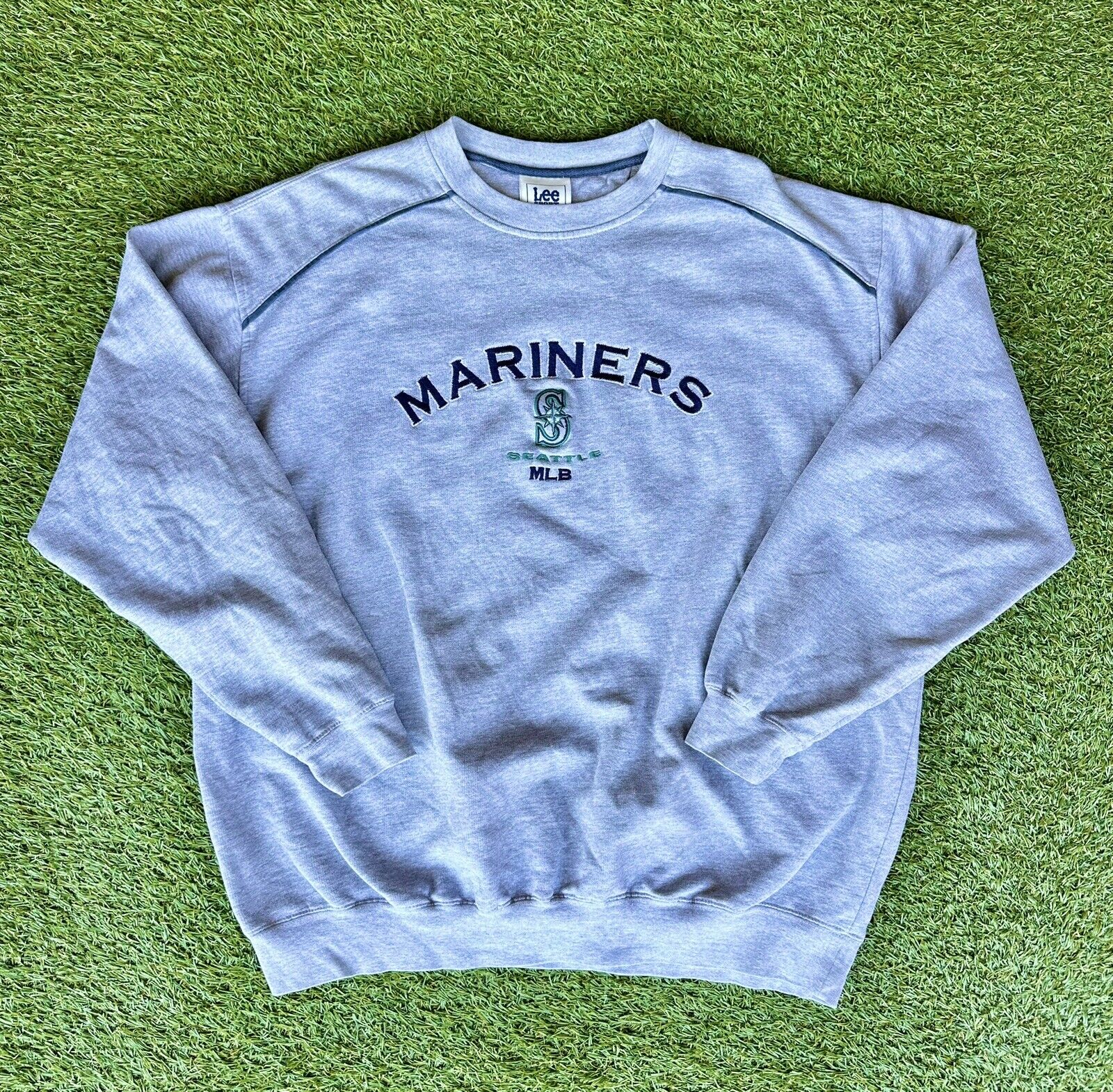 Size XL - Vintage Seattle Mariners Lee Sport Crewneck Sweatshirt 