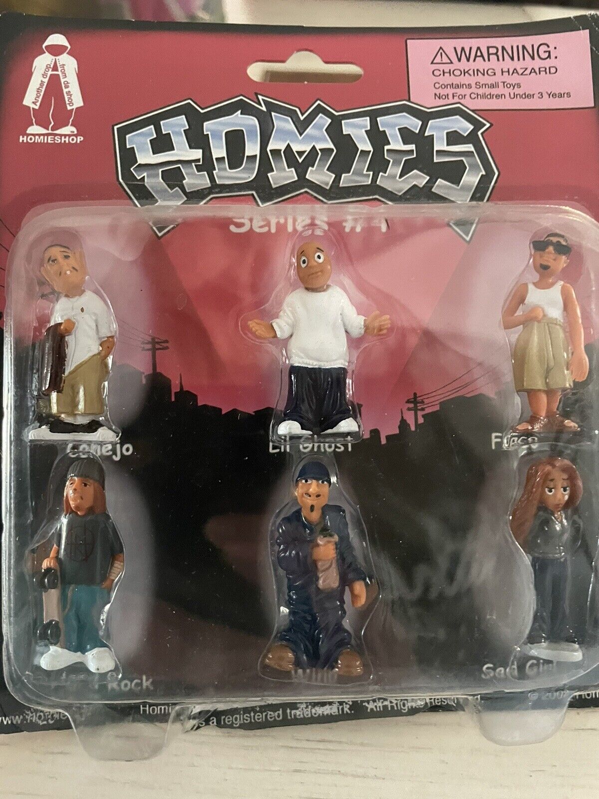 2002 Homies Series 4 Vintage 6 Pack Figures