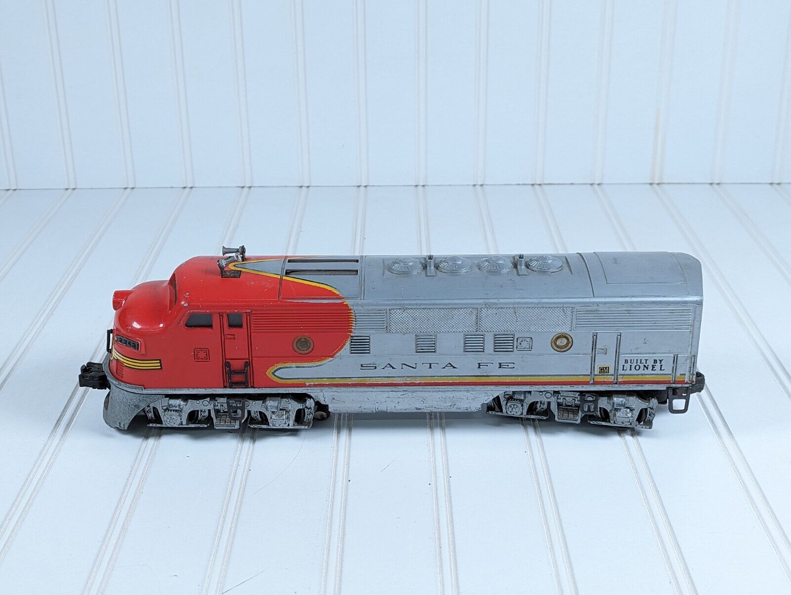 Lionel O Gauge Train Santa Fe FA Diesel Locomotive 2343 Dummy Unit 