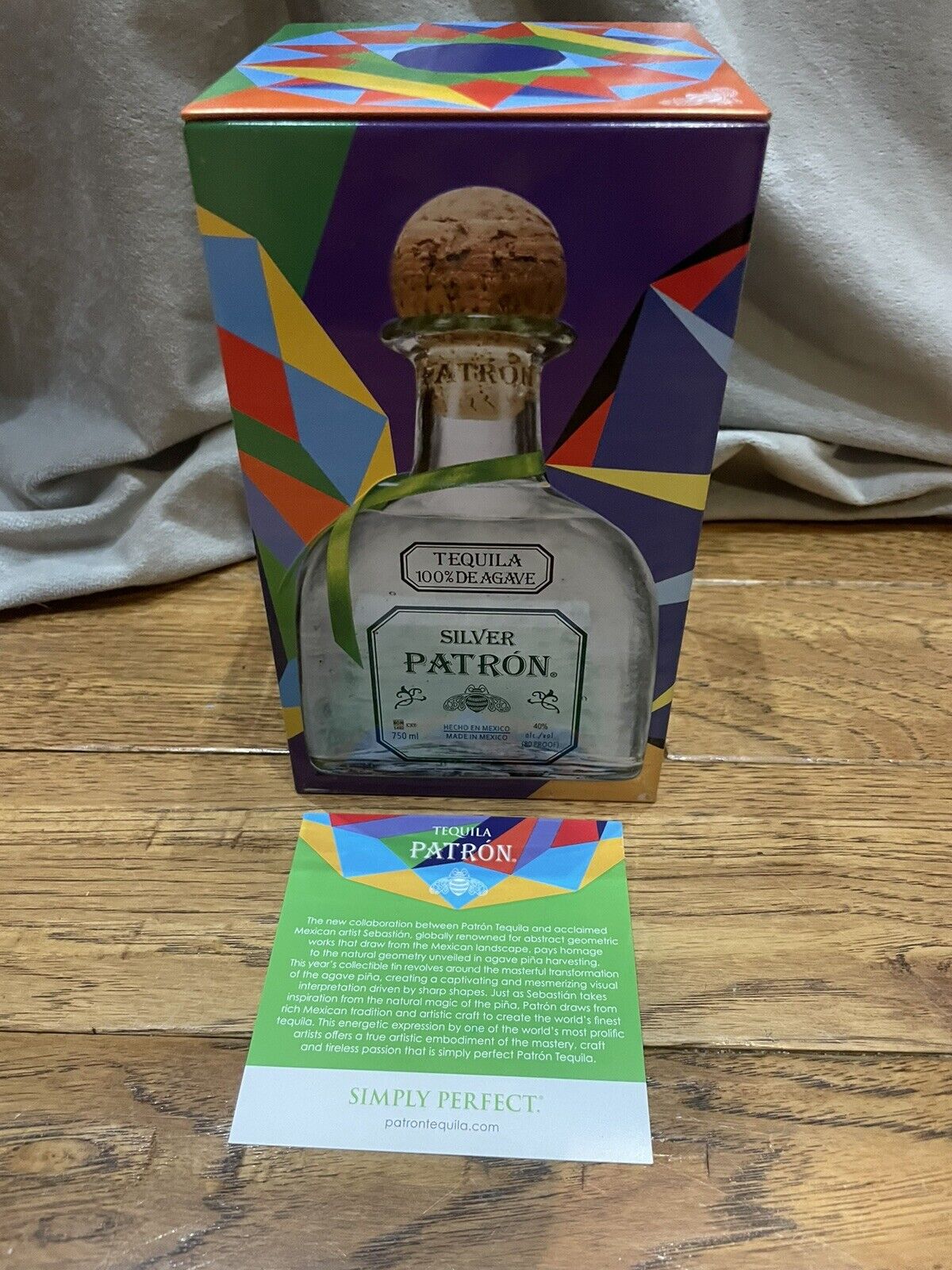 PATRON Limited Edition Tins 2022 Mexican Heritage Silver Tequila Collectibles.
