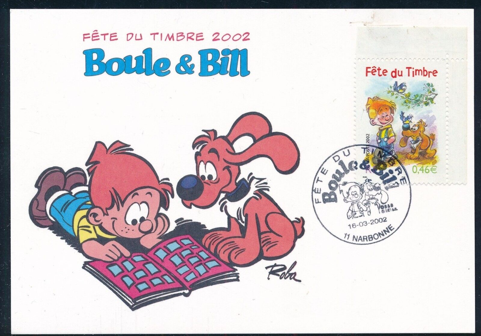 [SEB42] France 2002 STRIP Boule et Bill very fine and nice Cover