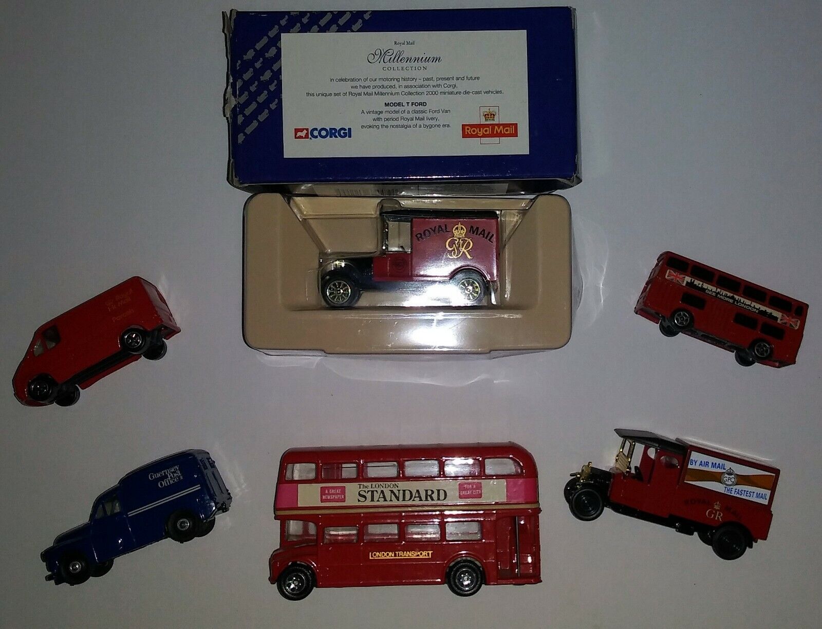 Lot of 6 Vintage Corgi Diecast Cars- Great Condition