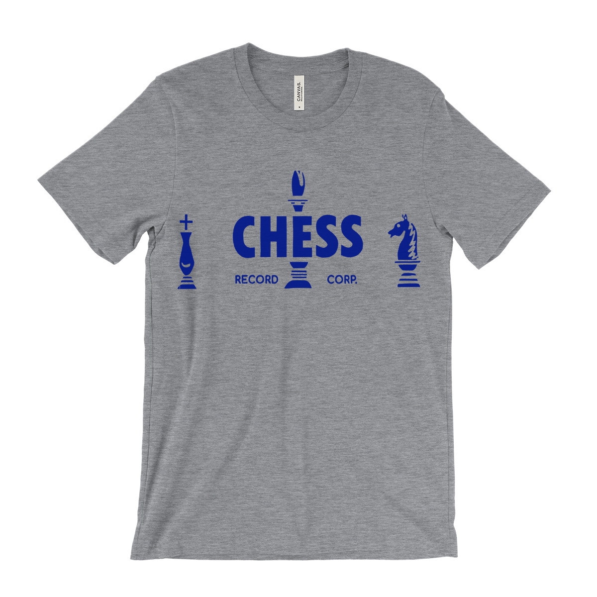 Chess Records T-Shirt - Blues Record Label - Muddy Waters Howlin\' Wolf Soul 60s