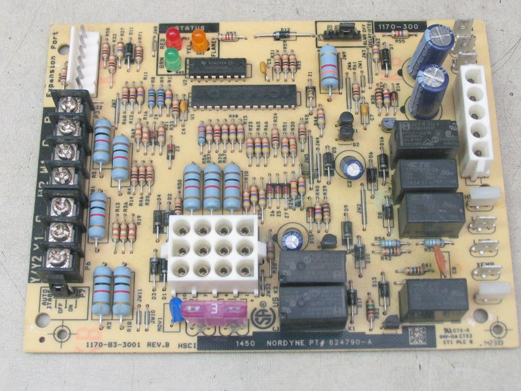 Nordyne 1170-300 Furnace Control Circuit Board 624790-A