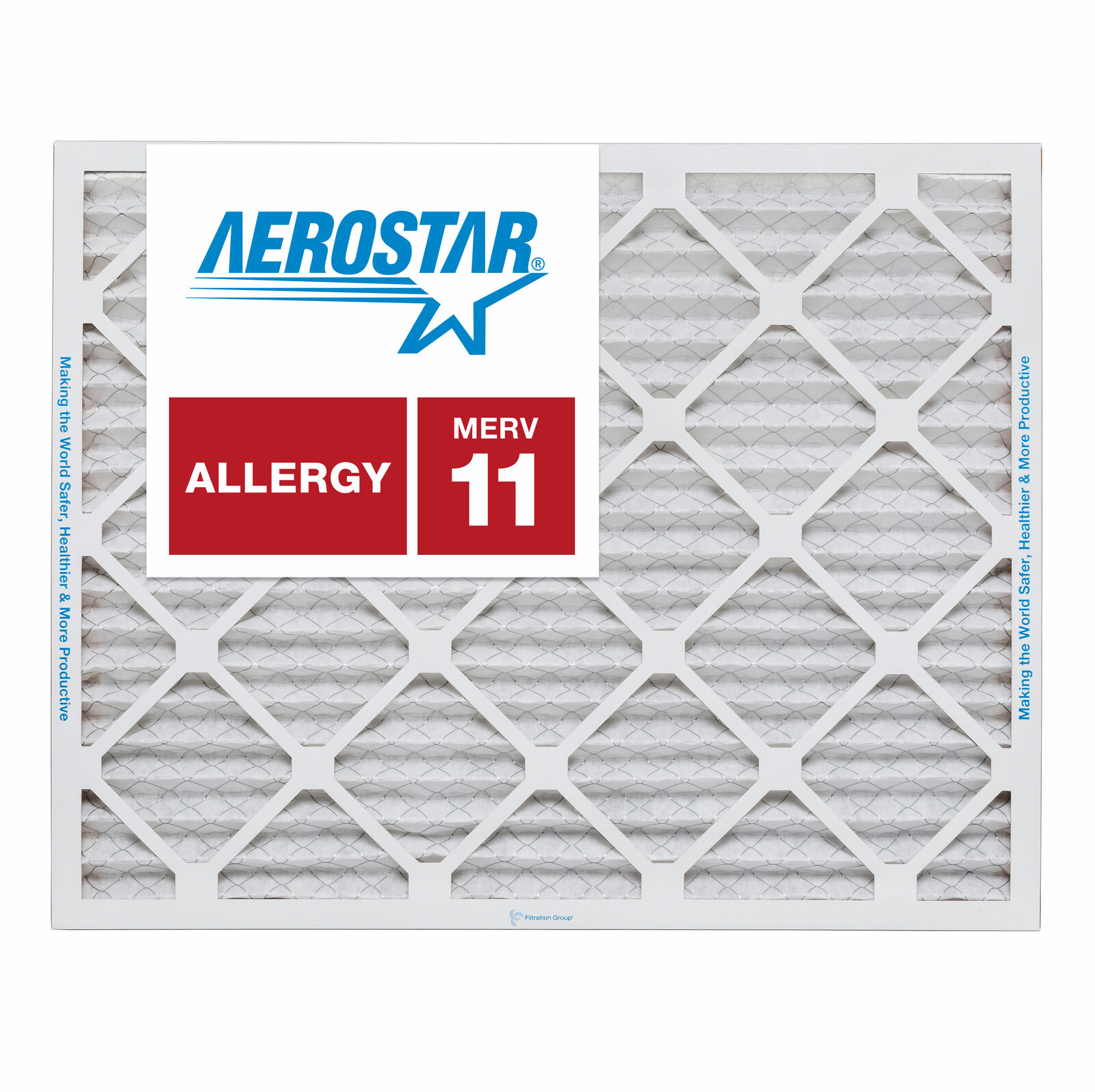 Aerostar 10x20x1 MERV 11 Furnace Air Filter, 6 Pack