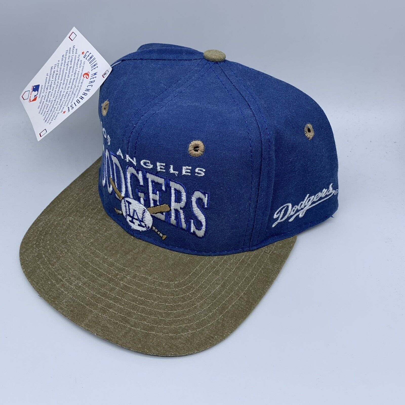 Vintage Los Angeles LA Dodgers Signatures Genuine Merchandise Hat Snapback Cap