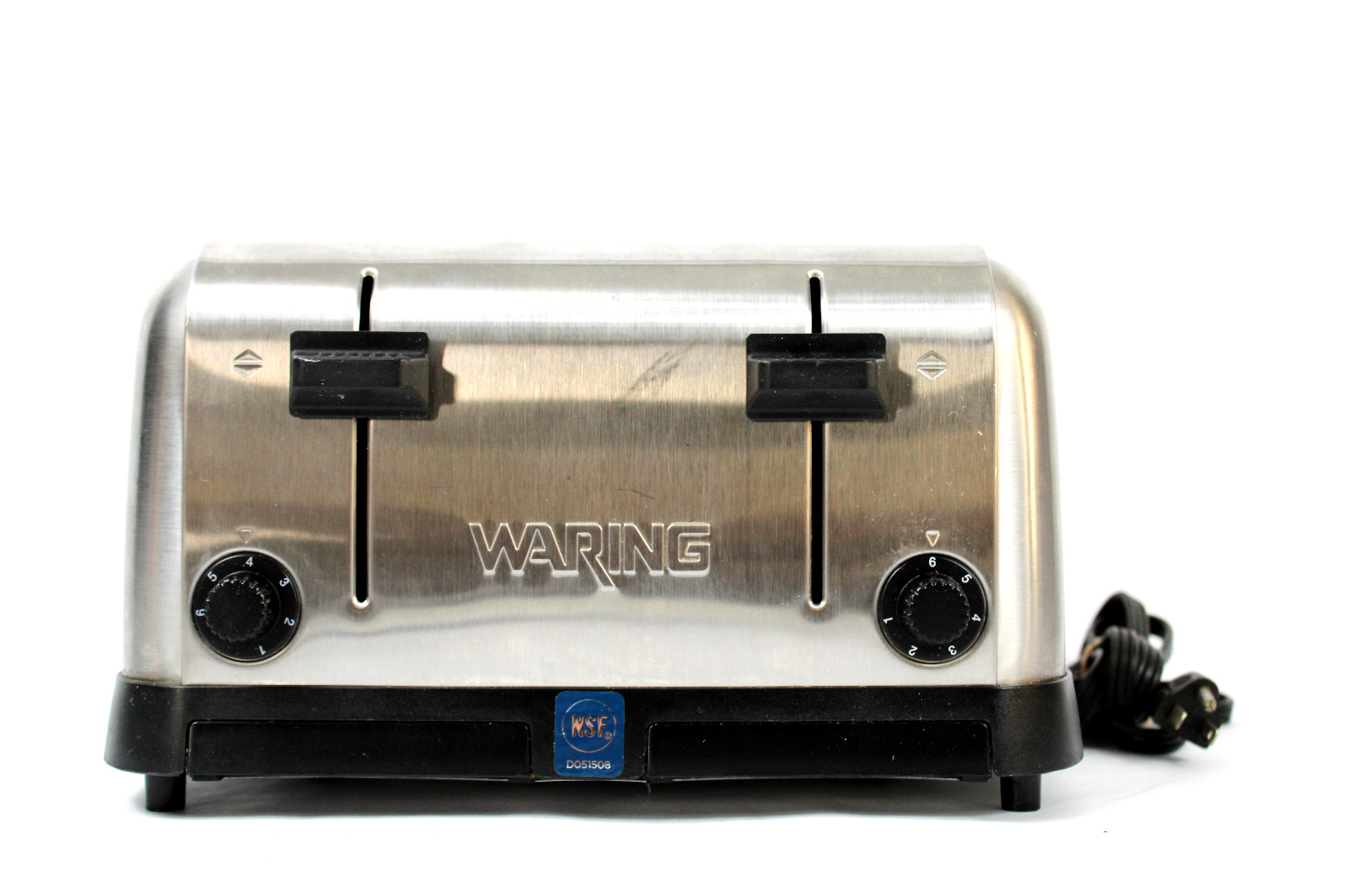 Waring Commercial 4 Slice Toaster WCT708 120V 1800W NSF Four Slice Working