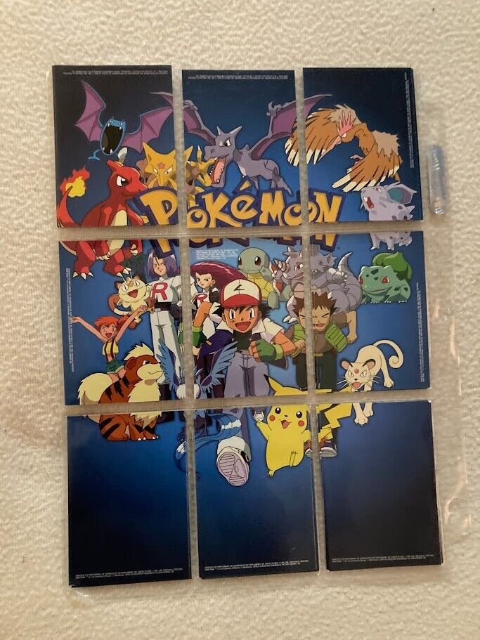 1999 Topps Pokemon TV Animated Series Complete Puzzle TV5-TV13