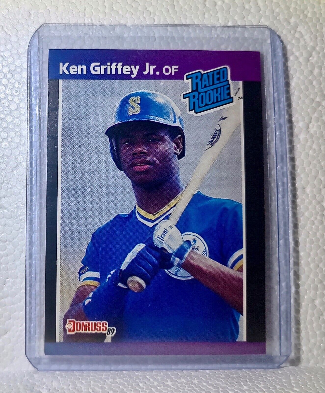 Ken Griffey Jr. 1989 Donruss MLB #33 Rated Rookie Baseball Card Seattle Mariners