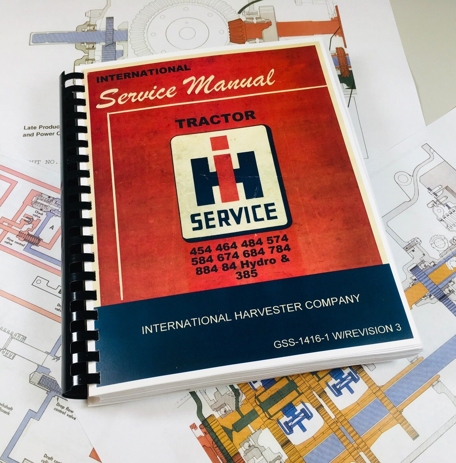 International Harvester 684 784 884 84 Hydro Tractor Factory Service Manual