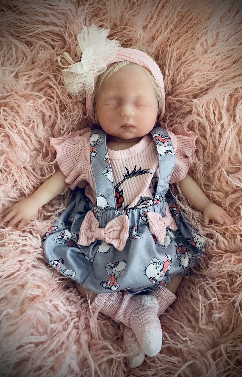 Full Body Silicone Baby Girl Doll OOAK ~Remi~ #6 Platinum Ecoflex USA