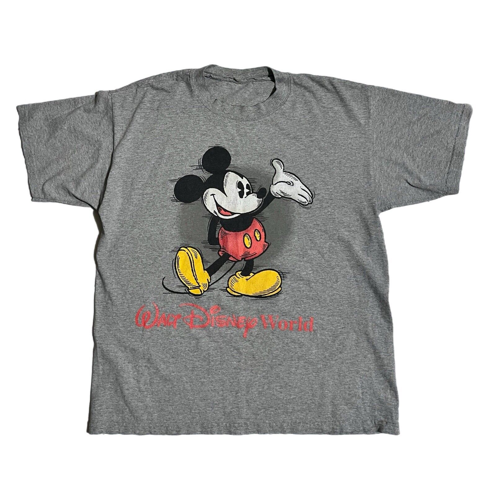 Vintage 90s Mickey Mouse Disney World T-Shirt Men’s XL