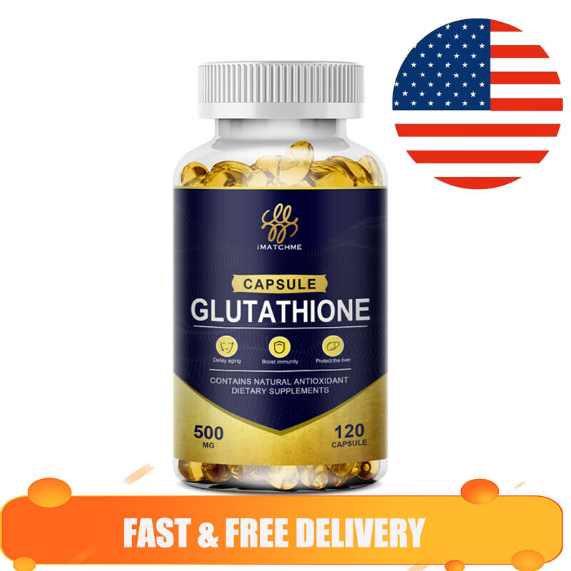 iMATCHME Liposomal Glutathione Anti Winkle Anti-Aging Immune Support 120 pcs