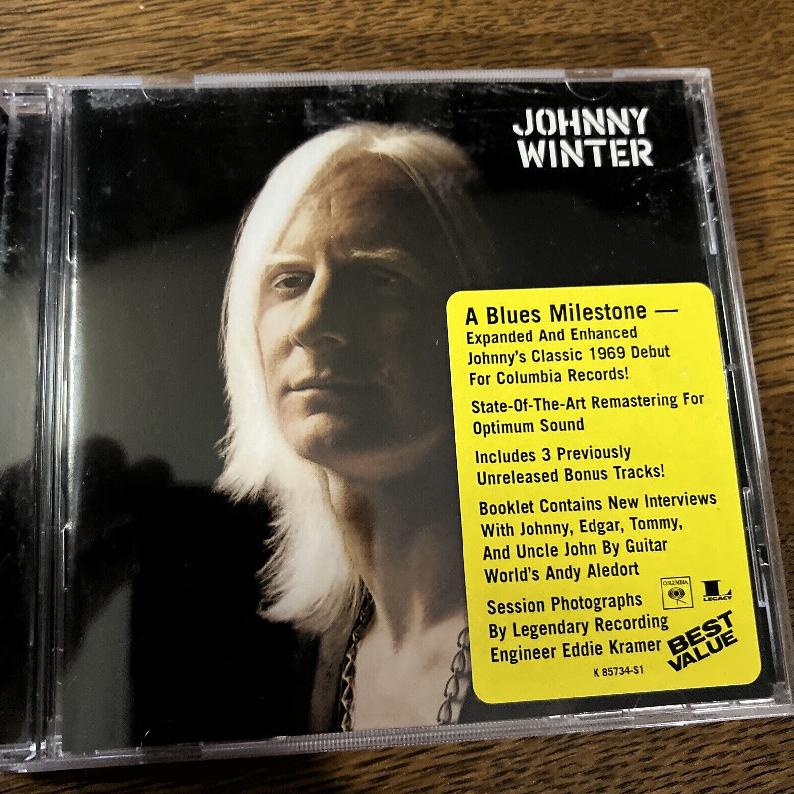 Johnny Winter [Expanded] [Remaster] by Johnny Winter (CD, May-2004, Epic/Legacy)