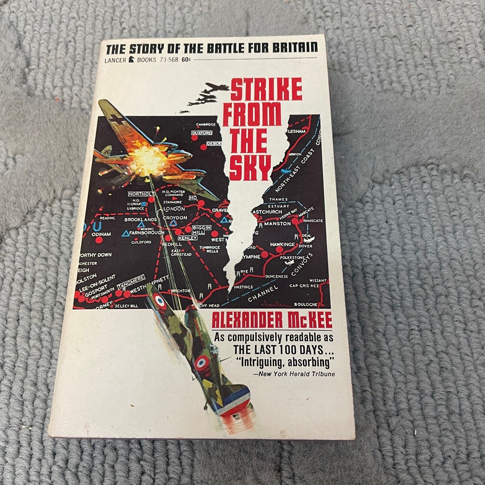 Strike From The Sky History Paperback Book by Alexander McKee from Lancer 1967