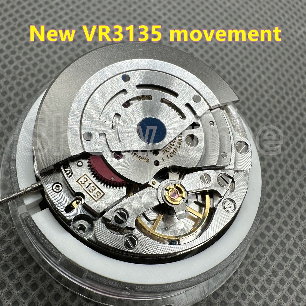 Automatic Mechanical Movement Blue Balance Wheel 3135 VR3135 For 116610 Sub