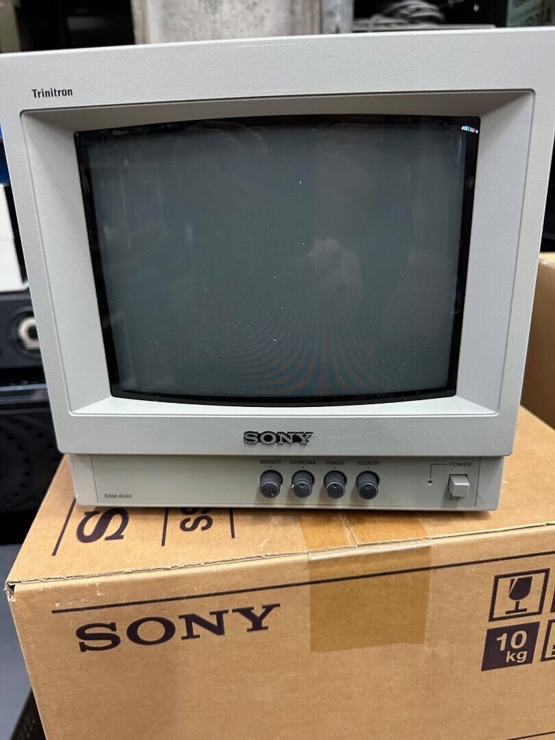 Sony Trinitron SSM-8040 composite color monitor CRT Retro Gaming