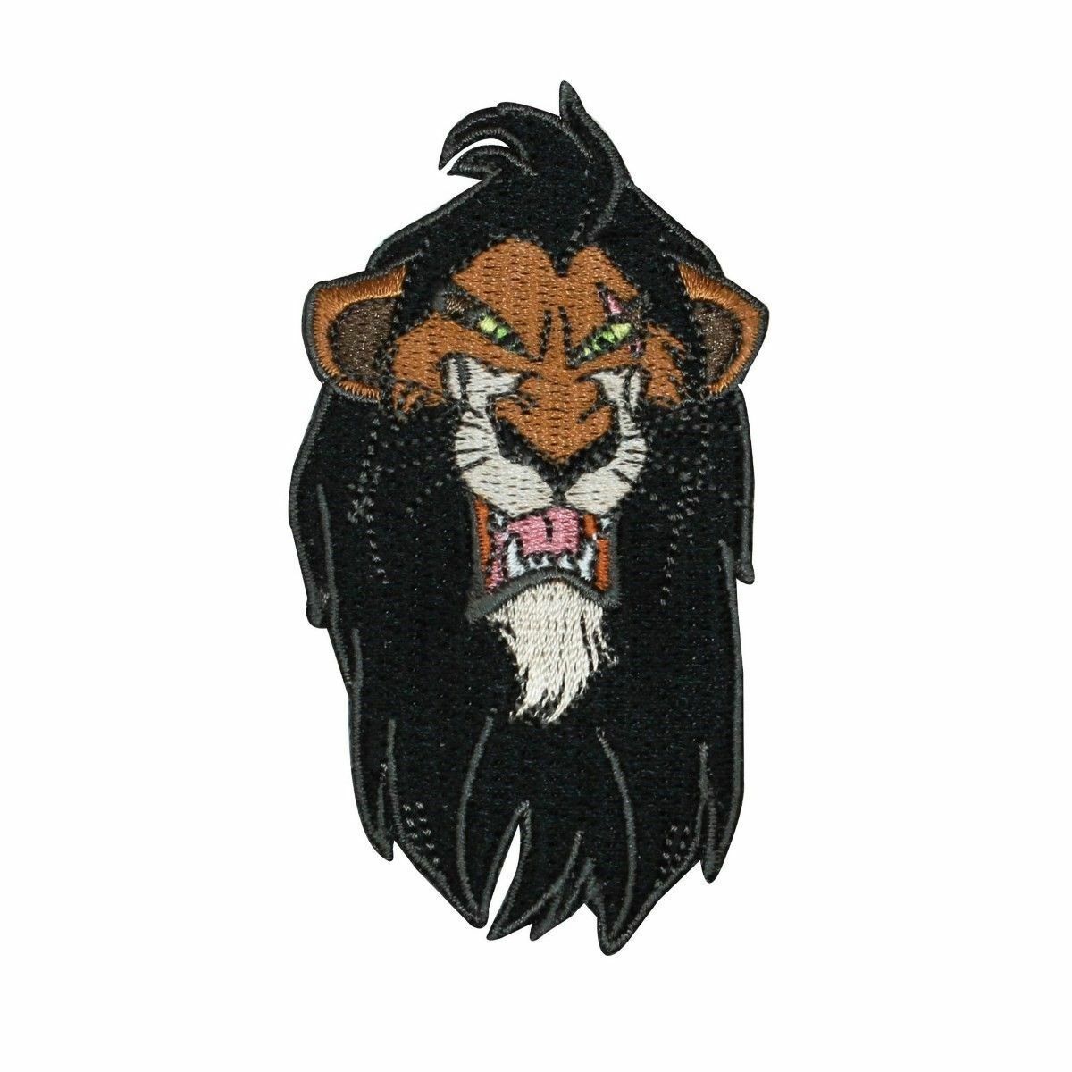 Disney Scar Lion King Embroidered Iron On Patch - Officially Licensed 006-H