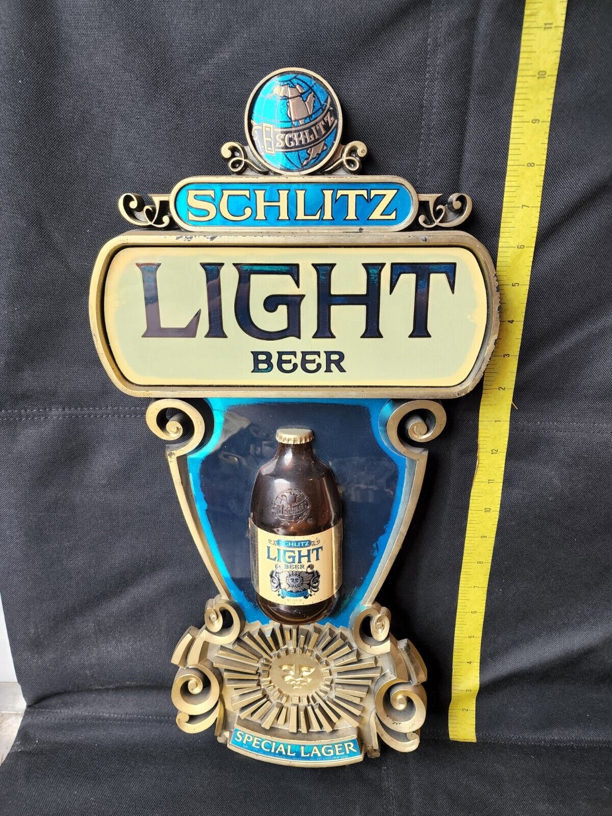 Vintage Schlitz Light Beer Special Lager Beer Sign #1