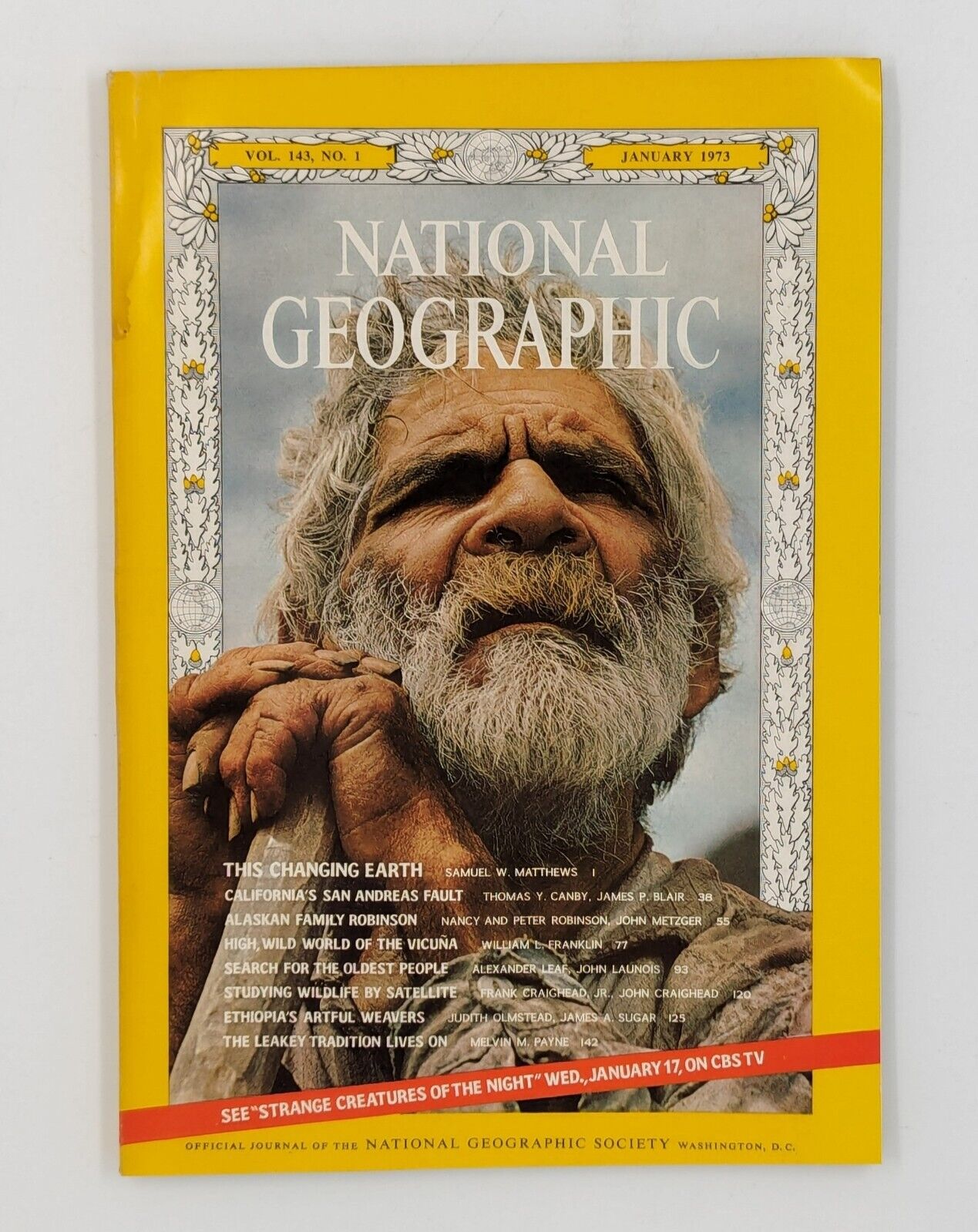 Vintage 1973 National Geographic Back Issues and Supplements - Your Choice