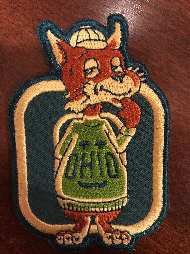 Ohio University Bobcats Vintage Embroidered Iron On Patch 3.5\