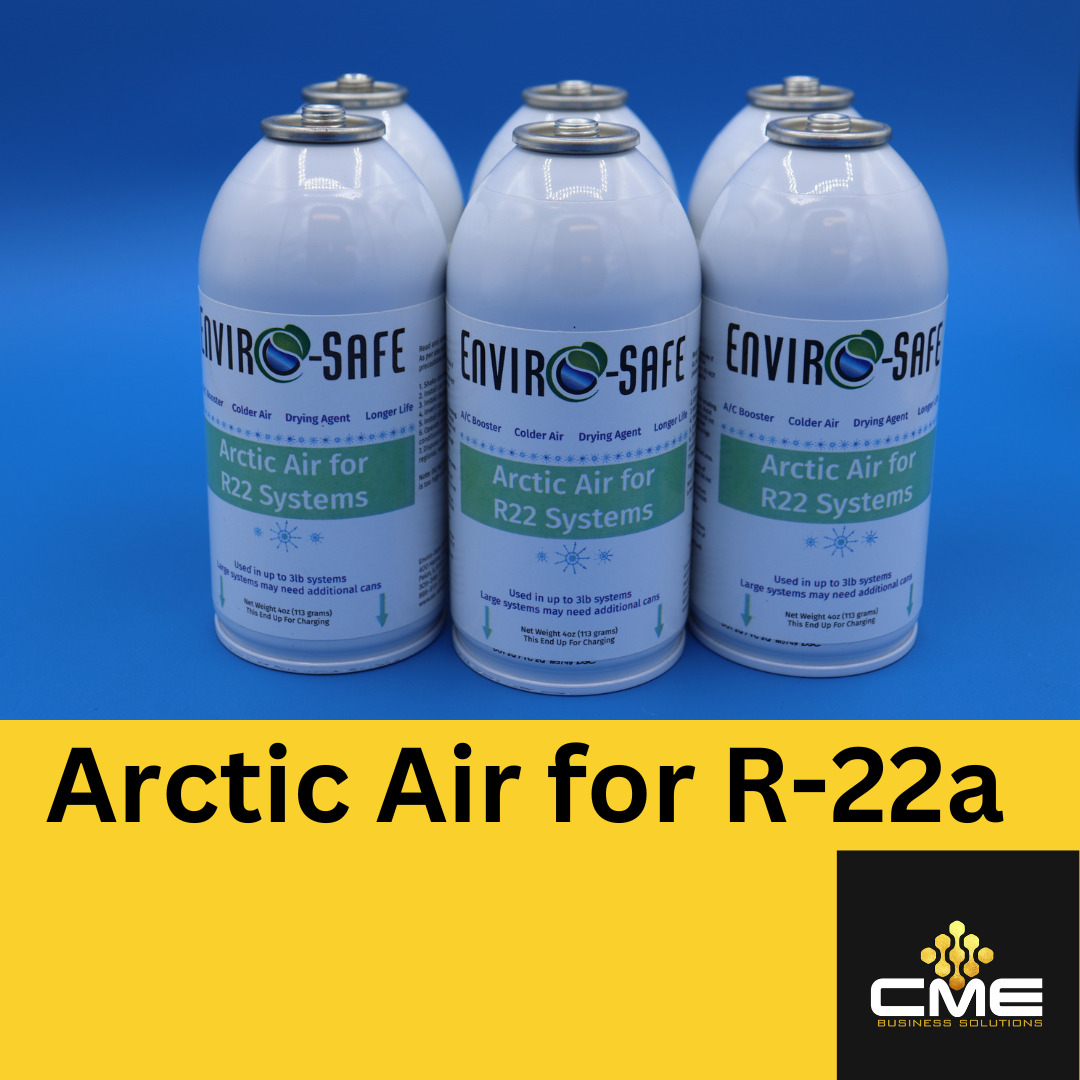 Envirosafe Arctic Air for R22, GET COLDER AIR FAST  (6) cans