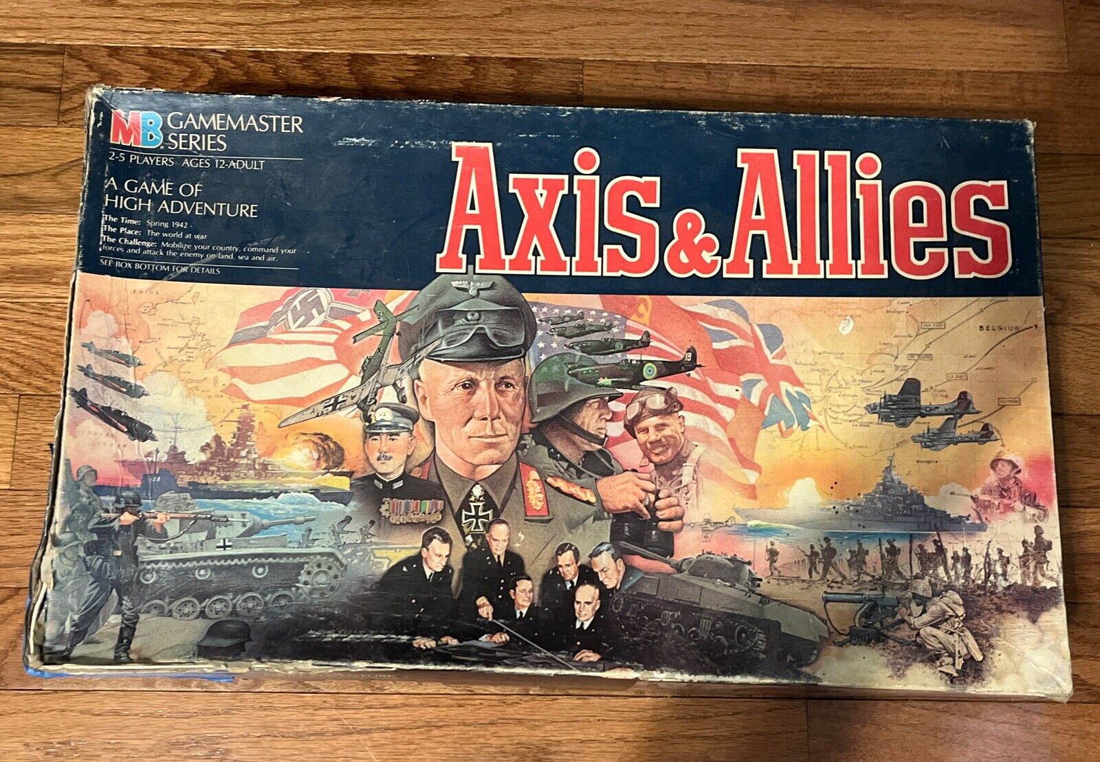 Axis & Allies Gamemaster Series Spring 1942 World War II Strategy Board Game MB