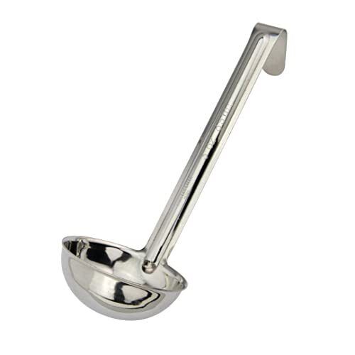 Winco LDI-30SH 3 Oz Stainless Steel Soup Ladle with 6-Inch Handle One Piece S