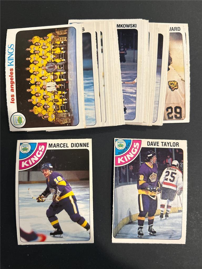 1978-79 OPC O-Pee-Chee Los Angeles Kings Team Set 28 Cards NM/MT+ Dave Taylor RC