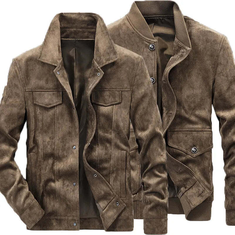 Vintage Leather Suede Jacket