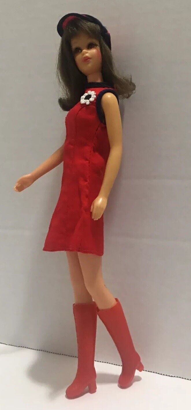 Vintage Francie Doll -Brunette-Straight Waist -1965 Made In Japan -Bendable Legs