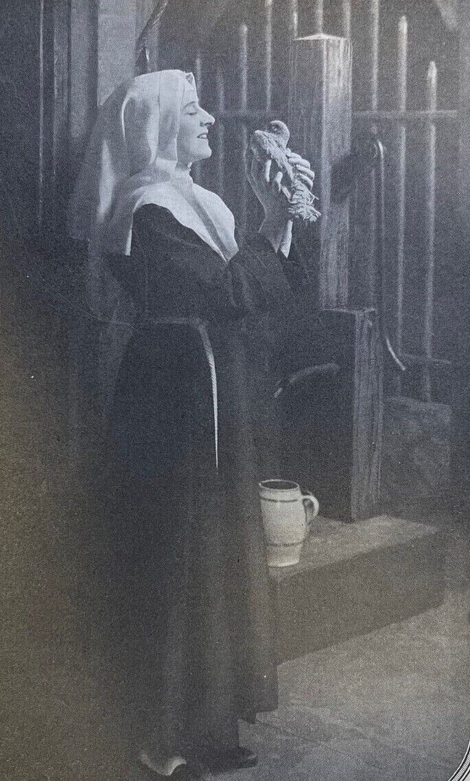 1915 Vintage Magazine Illustration Actress Frances Starr