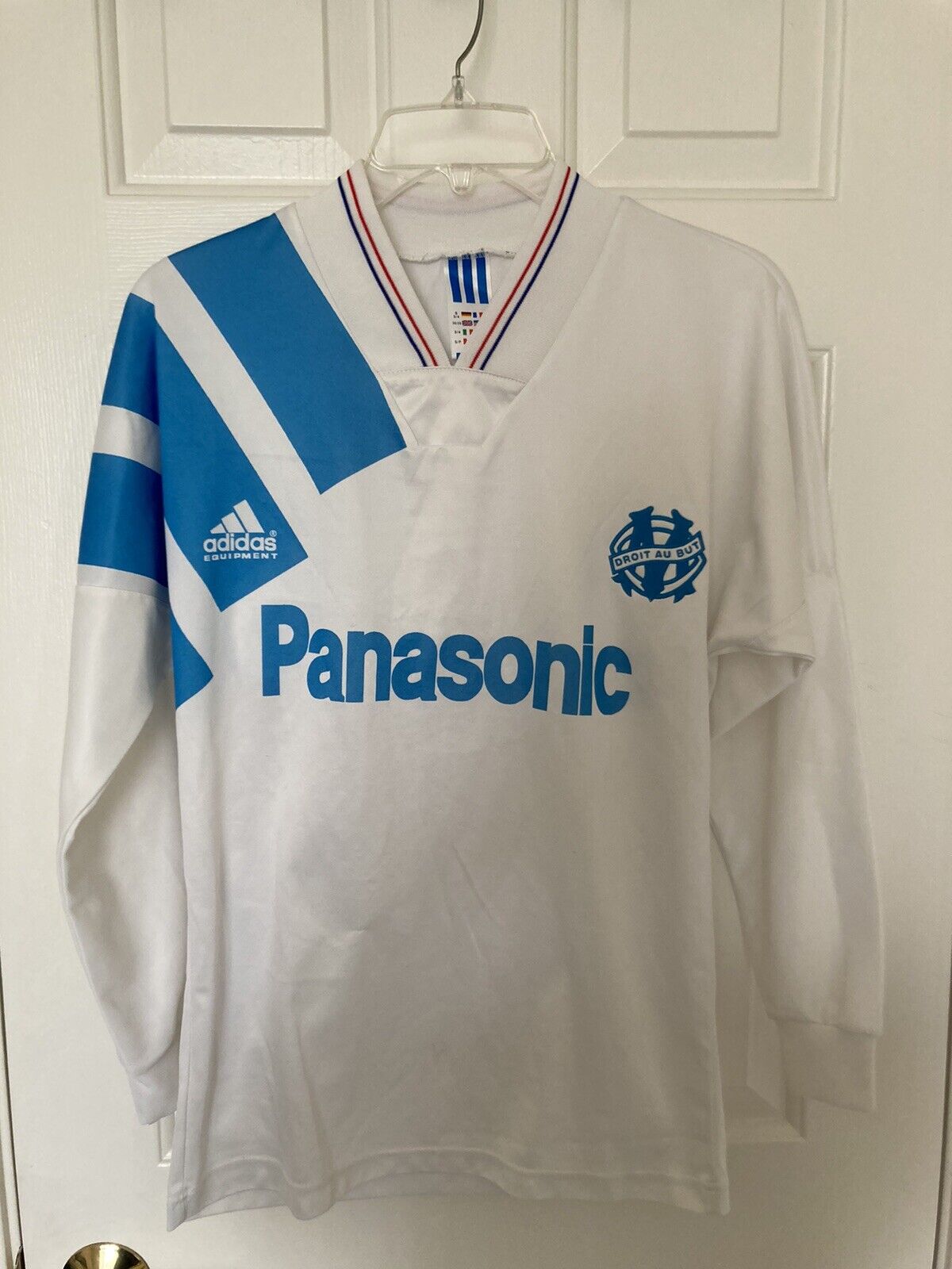 Adidas 1992/3 Olympique Marseille Home Kit (S)