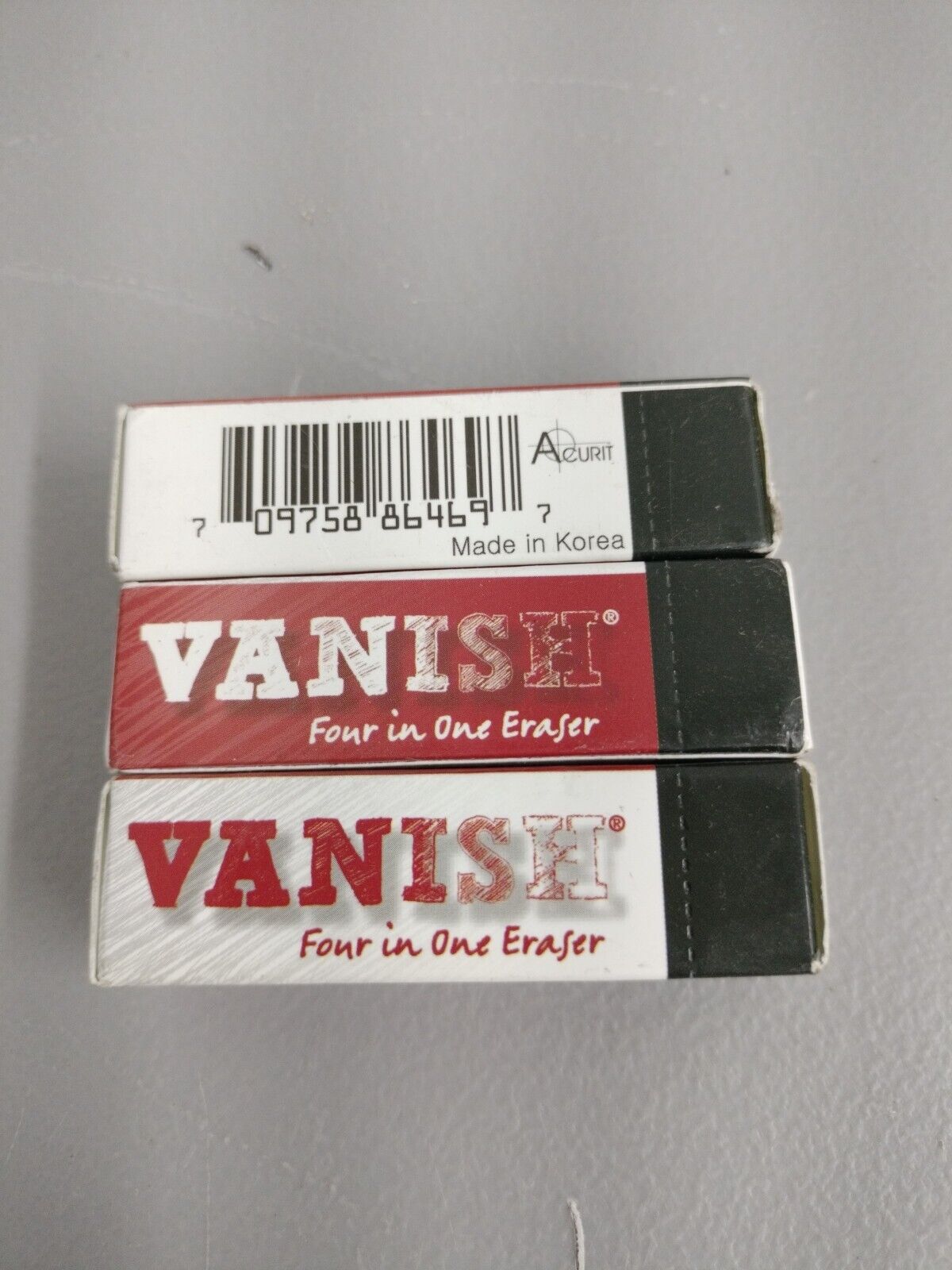 Vanish 4-in-1 Artist Eraser Replaces Gum Rubber Vinyl and Kneaded ***3 PACK***