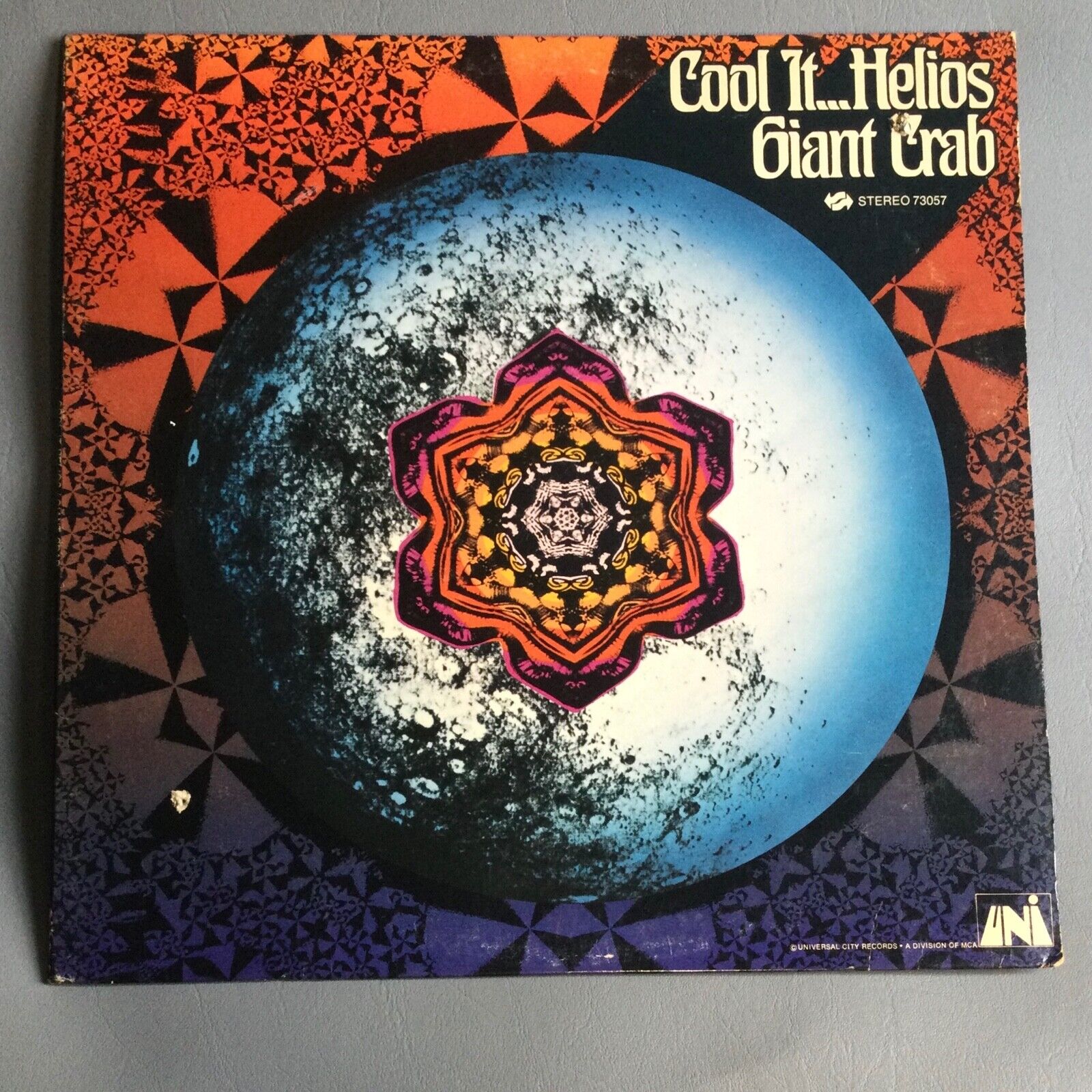 Giant Crab / Cool It...Helios - Classic Psychedelic Rock - UNI Original LP 1969