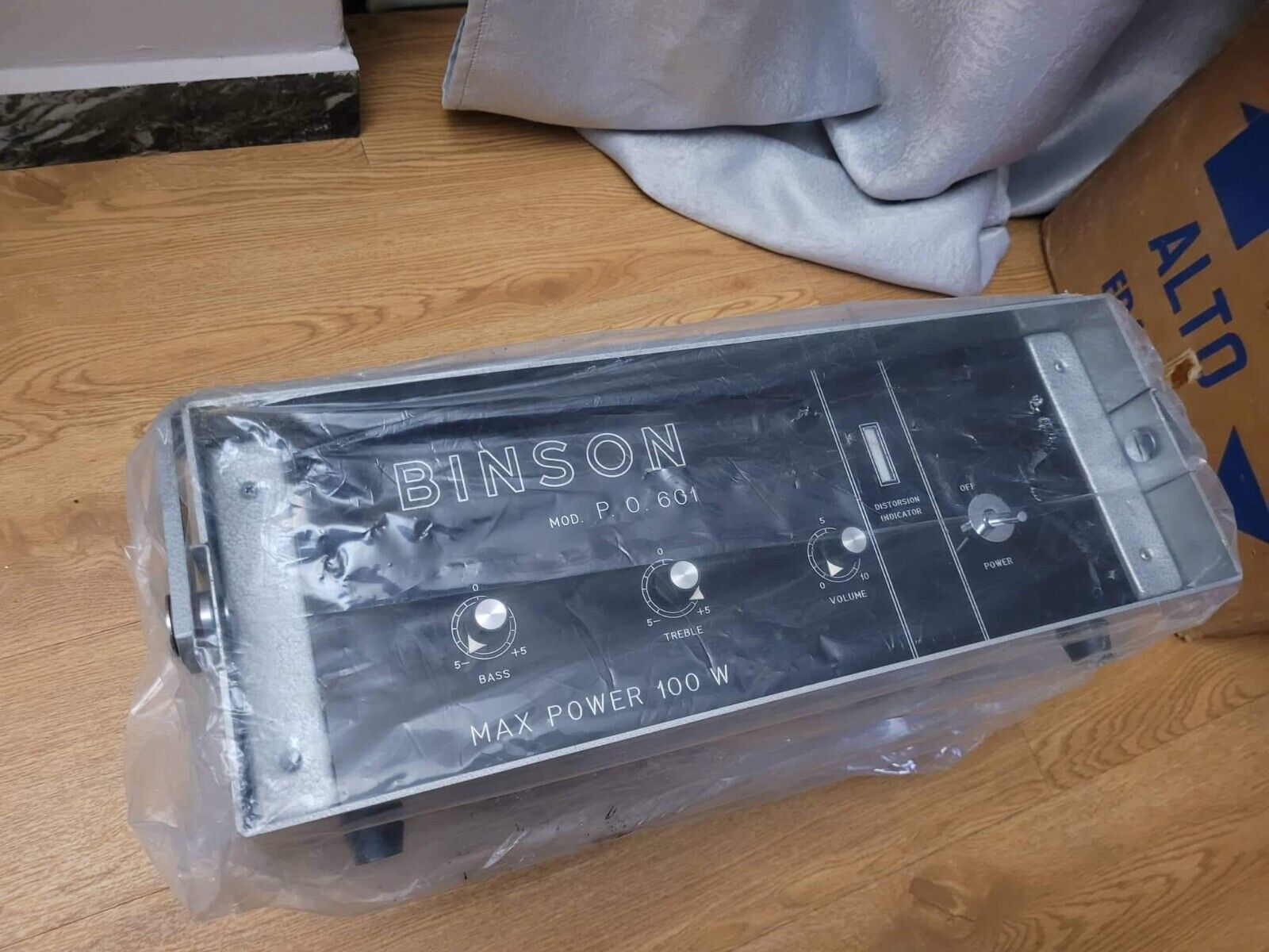 Binson P.O. 601 100W Max Power Vintage Amplifier 1968 NEW OLD STOCK ITALY