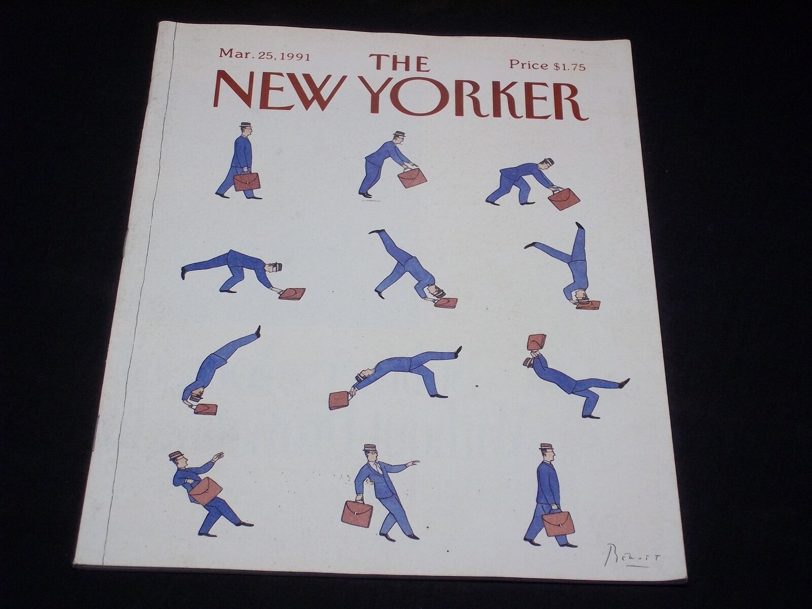 1991 MARCH 25 THE NEW YORKER MAGAZINE - NICE ILLUSTRATED COVER - L 5211
