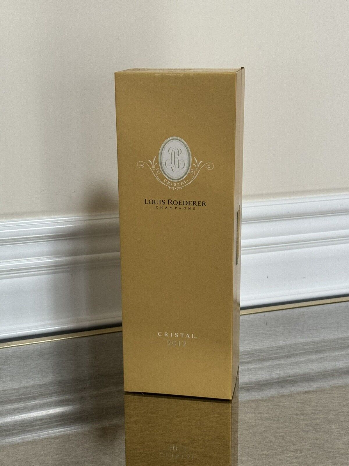 Louis Roederer Cristal Brut 2012 Champagne Empty Box with Booklet Collectable
