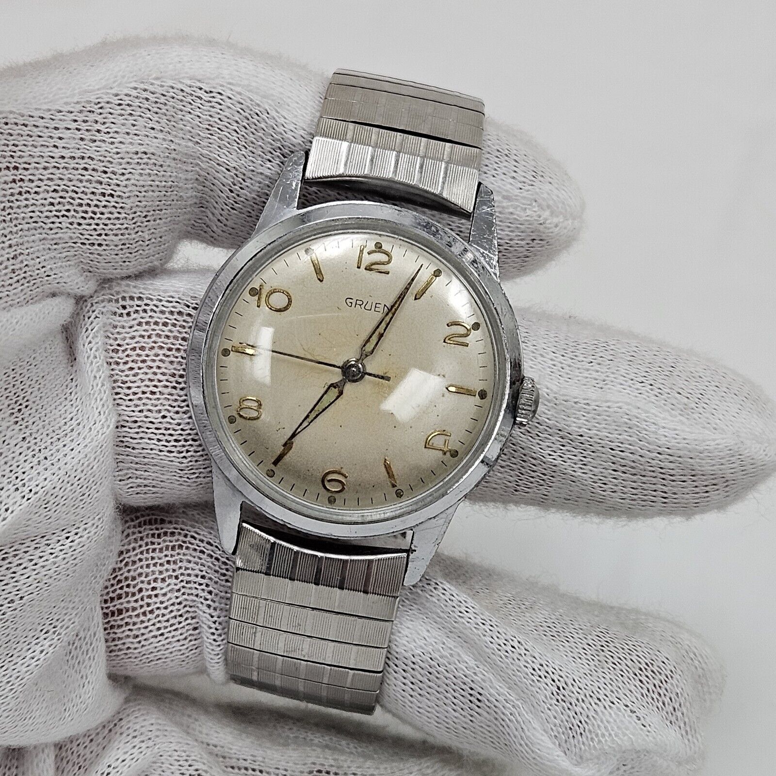 Vintage GRUEN men\'s manual winding watch 510Rss 17Jewels swiss 1960s