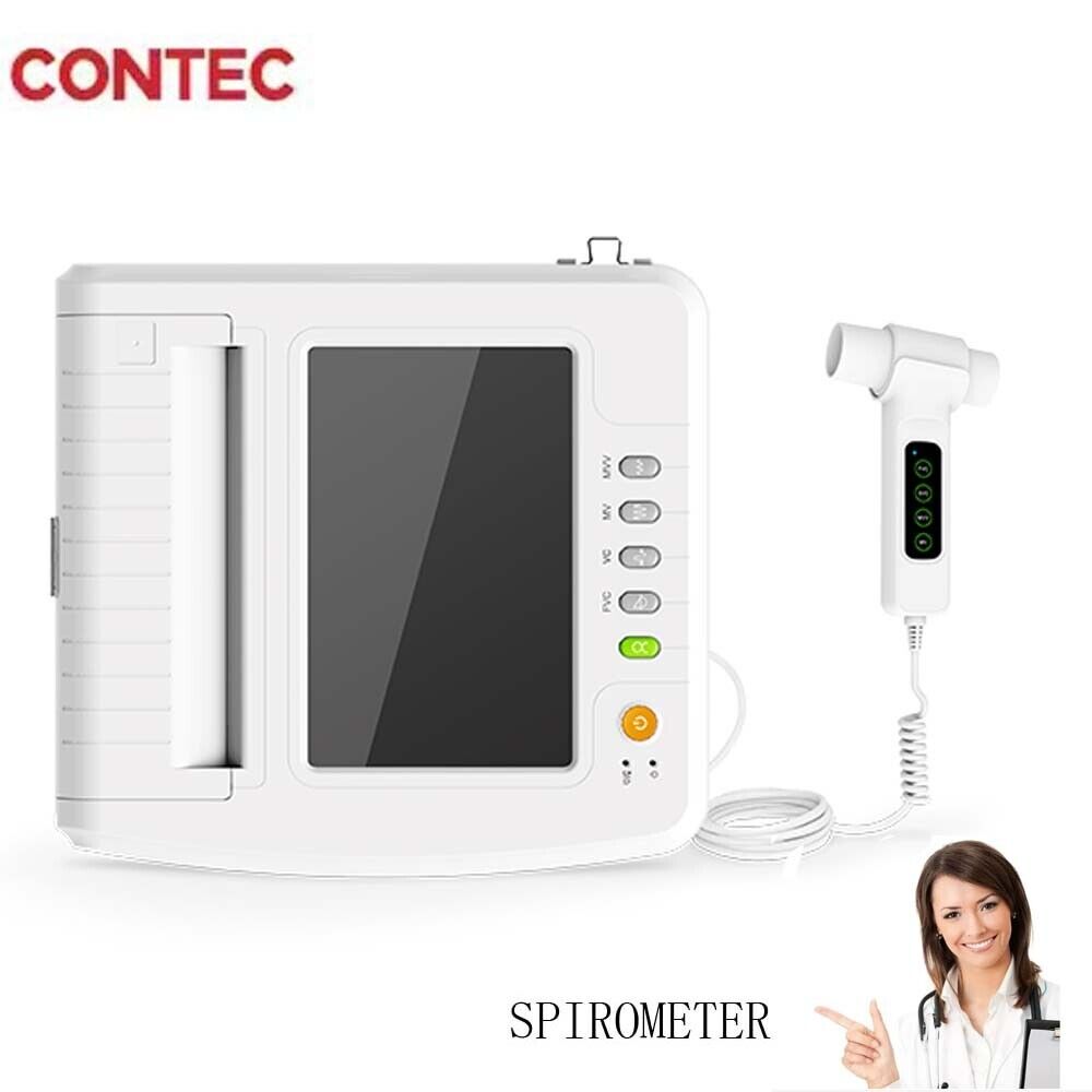 CONTEC spirometer lung function test machine patient diagnostic spirometry Wifi