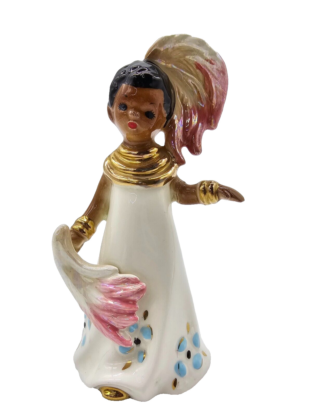 Josef Originals Little International Africa Girl Woman Figurine Vintage Restored