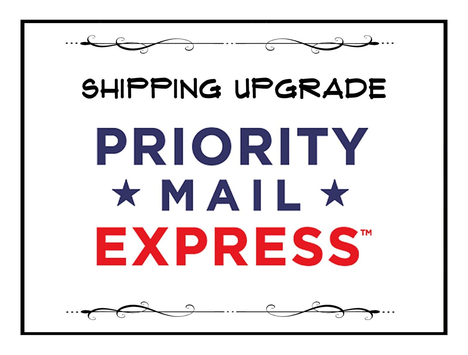 UPGRADE SHIPPING TO USPS EXPRESS MAIL OPTIONAL FOR CUSTOMER BY PVNAQUATIC
