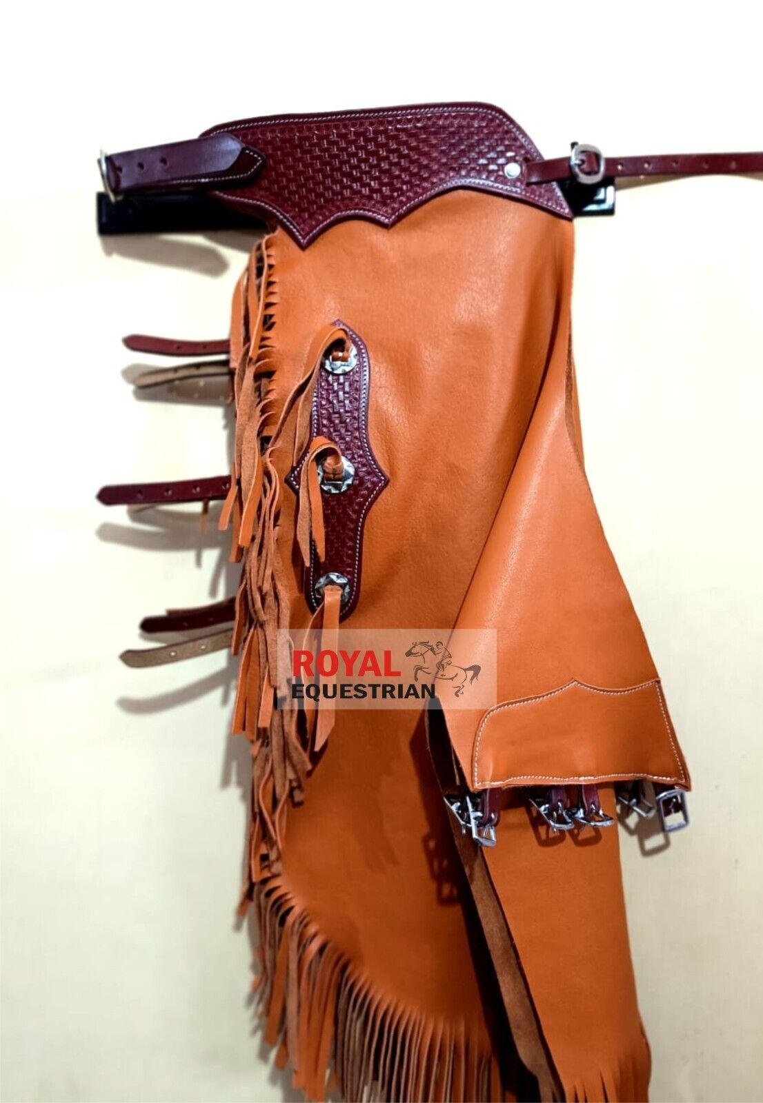 Western Cow Softy Leather Chinks / Chaps Soft Quality Bull Trail Riding