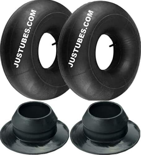 Two 6-14 6.00-14 7-14 Farm Tractor Inner Tubes With Bushings Fits 13 Inch Tires