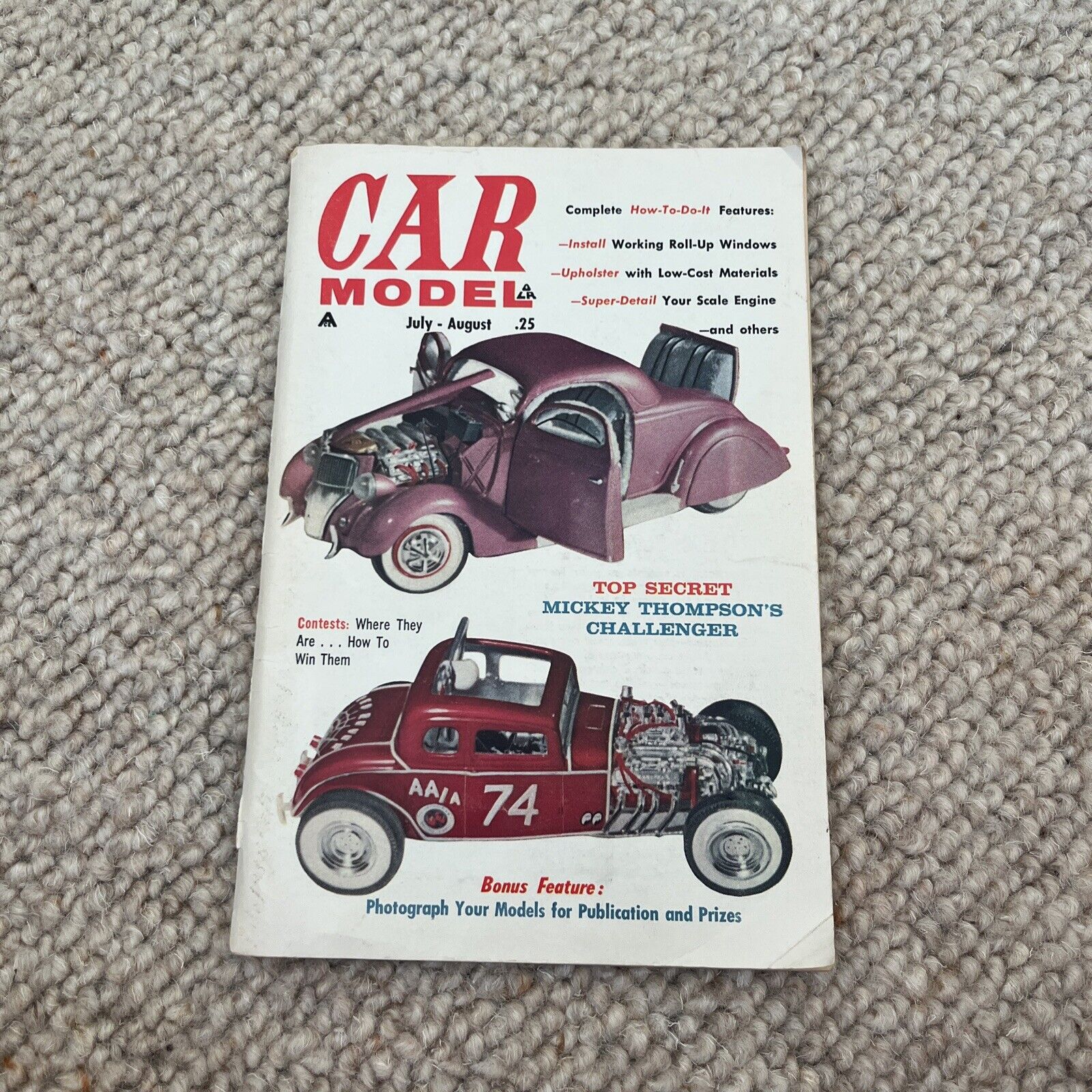 Vintage Volume 1 Car Model Magazines 1963