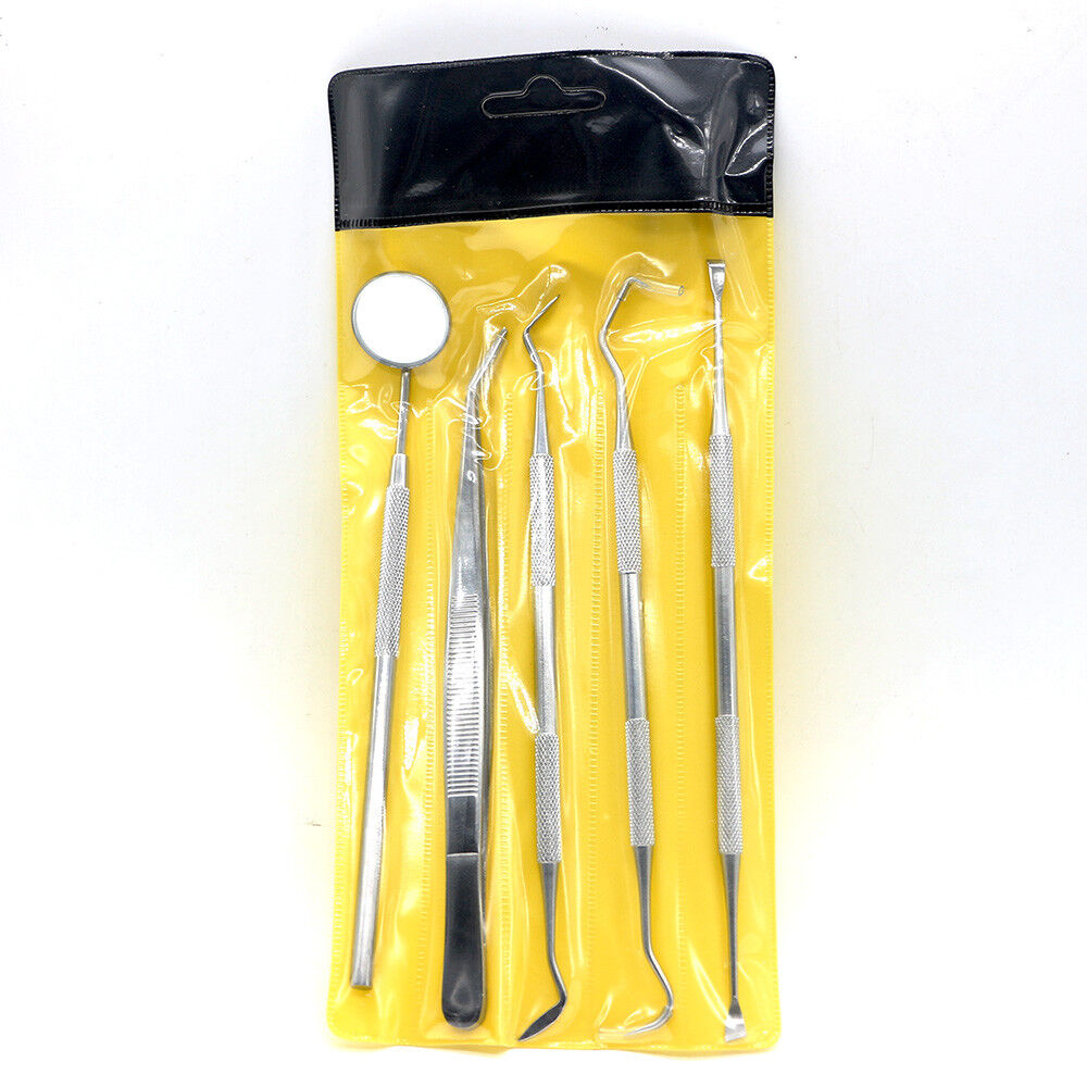 1 Set Dental Pick & Mirror Tool Sculpture Instrument Oral Kit Tooth Teeth