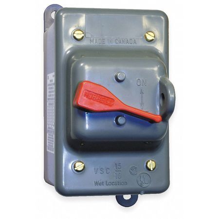 Hubbell Kellems Hbl13r22 Manual Motor Switch,30A,600Vac,2P